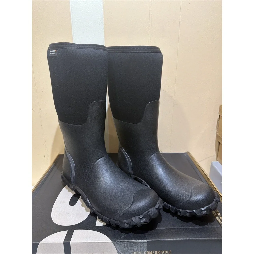 Bogs Outdoor Boots Mens Mesa Waterproof Insulated Slip Black Men's Size 14 M New